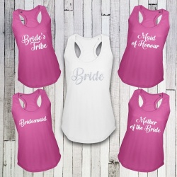 Hen Party Racer Tank  - Various Colours